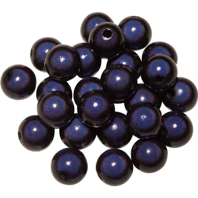 Miracle Beads, 8 mm - Zwart