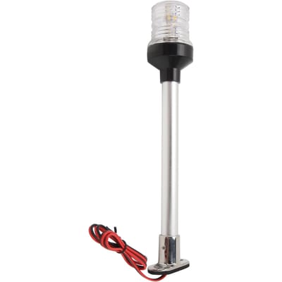 12in Boot Heklicht 316 RVS Basis 360 Graden LED Rondom Anker Navigatielicht black