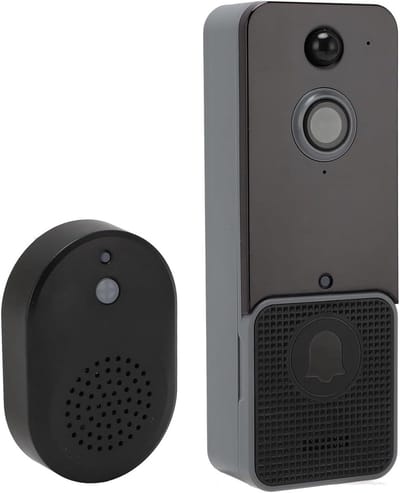 Video Deurbel - Draadloze Camera - Huis Beveiligen - Stemwisselaar Functie - 1080p HD - Zwart