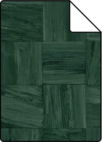Proefstaal Origin Wallcoverings behang sloophout motief donkergroen - 26.5 x 21 cm - 347934-S