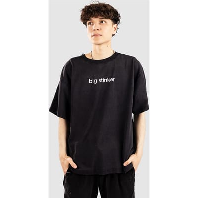 A.LAB Brainrot Big Stinker Boxy T-Shirt zwart