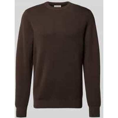 Gebreide pullover met ronde hals, model 'THEO'