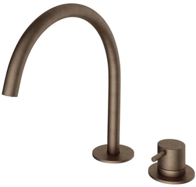 Hotbath Cobber CB023 wastafelkraan 2-gats verouderd messing