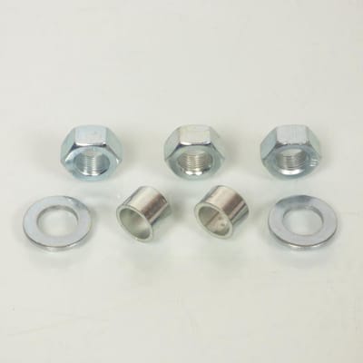 Achterwielas p2r voor Peugeot 50 103 bromfiets ø12 mm x 185 mm nieuw