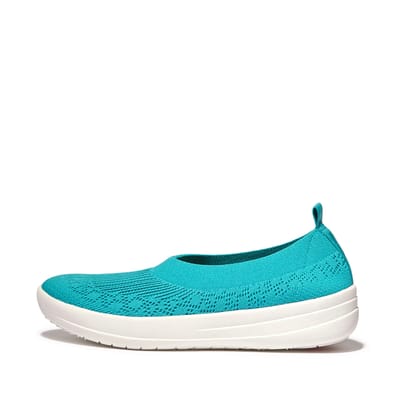 Dames ballerina's FitFlop Uberknit Slip-On