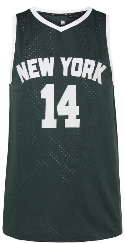 JAY-PI - Heren - Mesh-tanktop fitness borstprint QuickDry - Donkergroen - Maat 3XL
