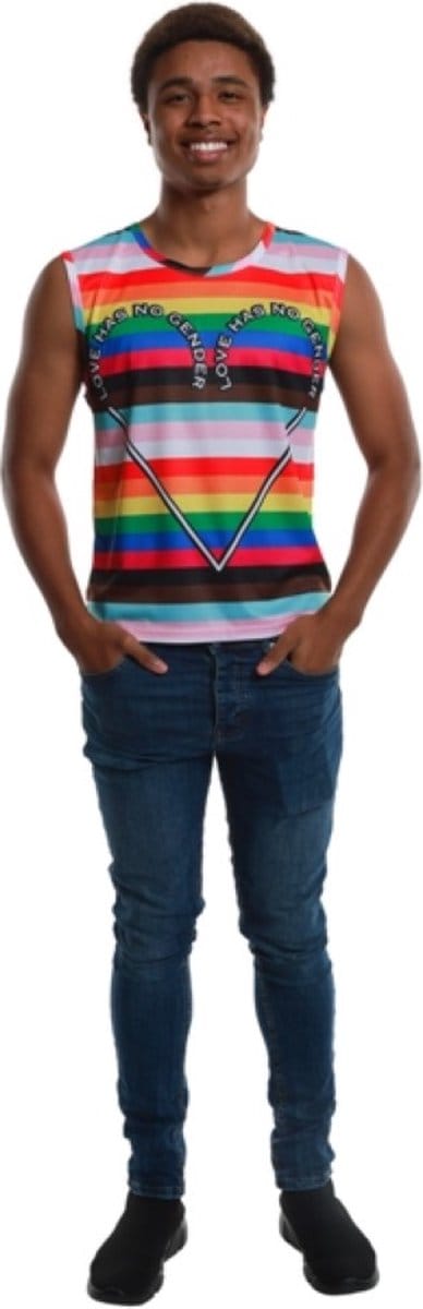 Karnival Costumes Gay Pride Shirt Heren Carnavalskleding Heren Verkleedkleding Volwassenen lhbtq - Polyester - Multi - Maat M