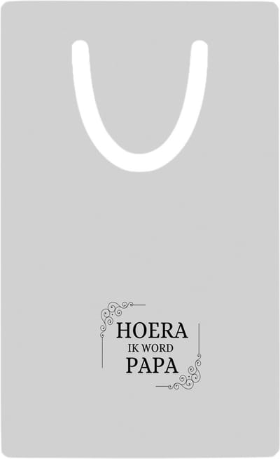 Hacebo® - hoera ik word papa metalen boekenlegger - Vader - iemand die vader wordt - dadchelor - vader cadeautjes - geschenk - kado Bladwijzer boekenleggers - 7.6 cm x 5cm