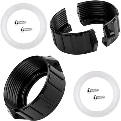 Pomp Moer Kit - Leiding Reparatie - Zwembad Onderhoud - Snelkoppeling Ontwerp - 2 Inch - Zwart