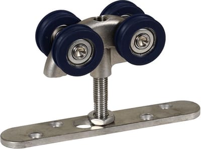 Henderson Hangrol met vlakke plaat - deurdikte 35-48 mm - 3 m hoogte - RVS / Nylon - max 180 KG
