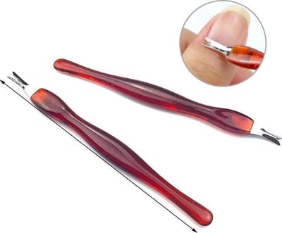 Nagelriem trimmer | Nagelriem mesje | Nagel vorkje | Bruin