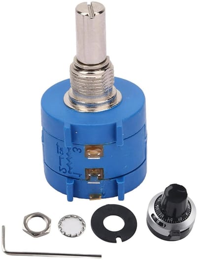 Precisie Potentiometer - Weerstand Insteller - Elektronische Instrumenten - Hoge Nauwkeurigheid - 10k Ohm - Niet Gespecificeerd