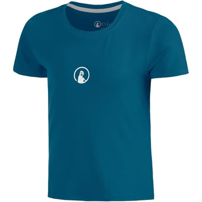 Quiet Please Create Retriever T-shirt Meisjes-Petrolblauw,Wit