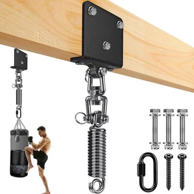 Dailygoods - Bokszak Hanger voor Zware Tas - 360° Draaibaar