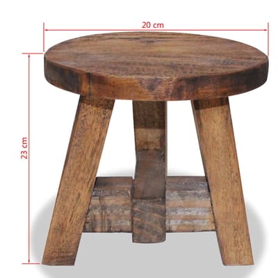 vidaXL Kruk massief mahoniehout