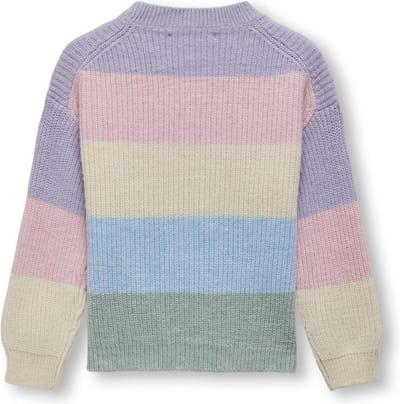 ONLY meisjes mini trui SANDY Lavendula Roseate/Birch/Blue Bell/Jadeite Regular Fit