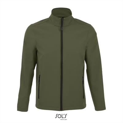 SOL'S Men´s Softshell Zip Jacket Race L837 - Army - 3XL