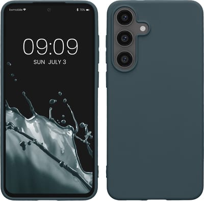kwmobile telefoonhoesje geschikt voor Samsung Galaxy S25 FE - Hoesje voor smartphone - Back cover in leisteen