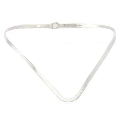 Behave – Ketting - Zilveren Spang – Massief 925 Sterling Zilver – Hand gesmeed