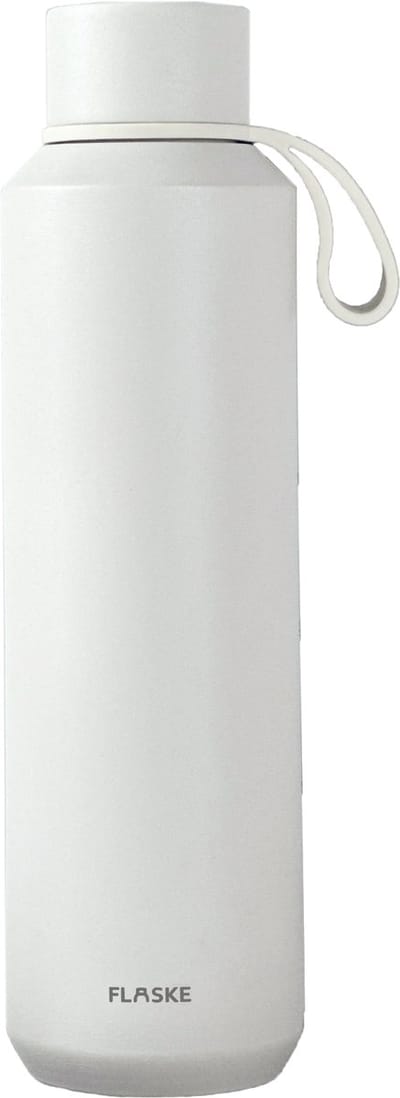 FLASKE Bottle 600ml - RVS Drinkfles van 600ML - Geschikt als waterfles, thermosfles en thermoskan - Pale