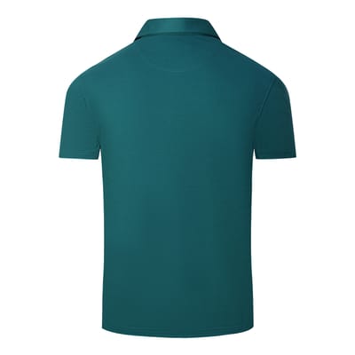 Aquascutum Aldis London Logo Green Polo Shirt