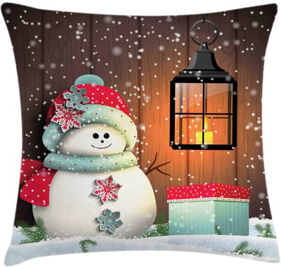 ABAKUHAUS Kerstkussenhoes – Tuin-Design – 45x45 cm – dubbelzijdig bedrukt