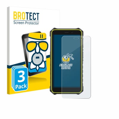BROTECT - Screenprotector voor Ulefone RugKing 2 Pro - Folie Beschermfolie Beschermglas matte 3 Stuks