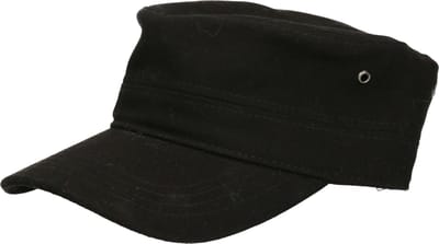 Myrtle Beach Leger/army pet voor volwassenen - zwart - Militairy look rebel cap - verstelbaar