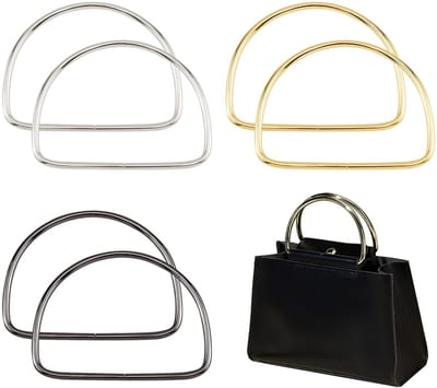 carmdering - Tas frame set - 6 stuks metalen handtas sluitingen - 3 kleuren - voor DIY tassen en portemonnees maken