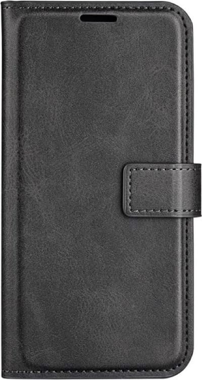 Casecentive - Leren Wallet case met sluiting - iPhone 14 - zwart
