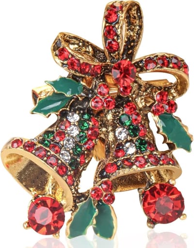 Cosensi - Kerst Broche - Feestelijke Accessoire - Kerstoutfit - Sieraden