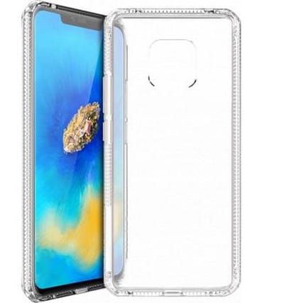 Itskins, Hoesje geschikt voor Huawei Mate 20 Pro - Hybride Hardcase, Transparant