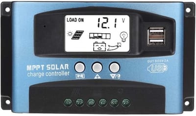 MPPT Solar Laadregelaar 40A - 12V/24V Automatische Batterij Oplader met LCD Display