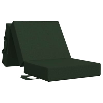 vidaXL - Vouwbare - Sofa - Bed - 75 - x - 63 - x - 45 - cm - Donkergroen