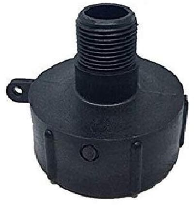 Allecto Water Tank Adapter - 1000L - 60mm - Plastic - Fittings