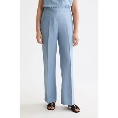 Scotch & Soda Edie - High Rise Wide Leg Drapey Pant Faded Denim Taglia: W26L32 | Pantaloni da completo Outlet | Donna | Blu