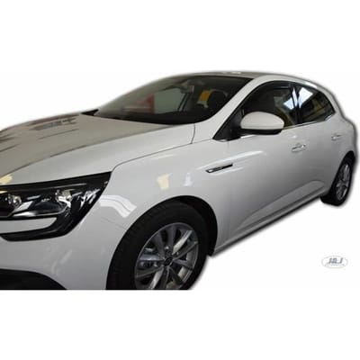 Déflecteurs d'air - J&J AUTOMOTIVE - Renault Megane 4 - Fumé - Acrylique renforcé - Installation facile