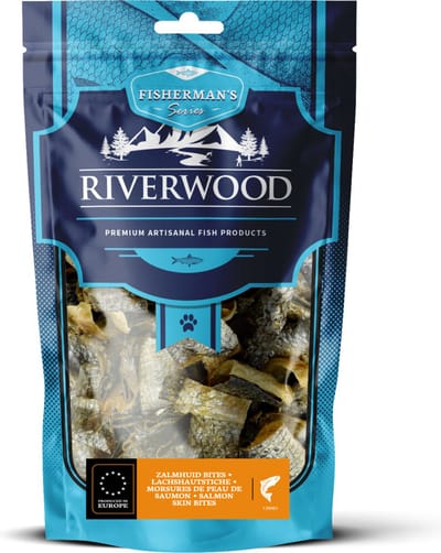Riverwood Zalmhuid Bites 100 gr