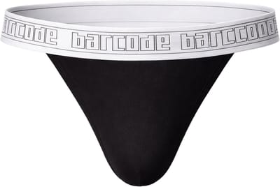 Barcode Berlin Thong ASHLEY Black - MAAT S - Heren Ondergoed - String voor Man - Mannen Thong