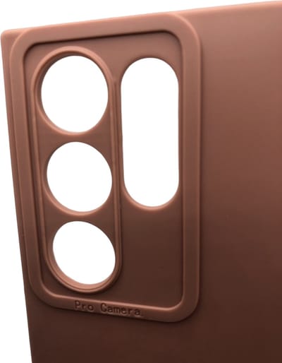 CatEye Camera bescherming Siliconen back cover hoesje - Geschikt voor Samsung Galaxy S22 Ultra - Oudroze