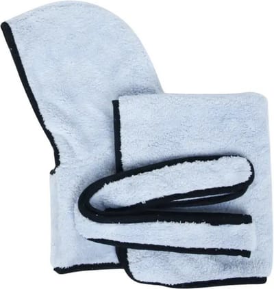 Nivard Hondenbadjas - Hondenhanddoek - Voor Honden - Hondenkleding - Hondentrui - Hoodie - Sneldrogend - Blauw - XL