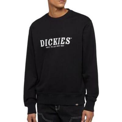 Dickies Script Sweatshirt Zwart S Man