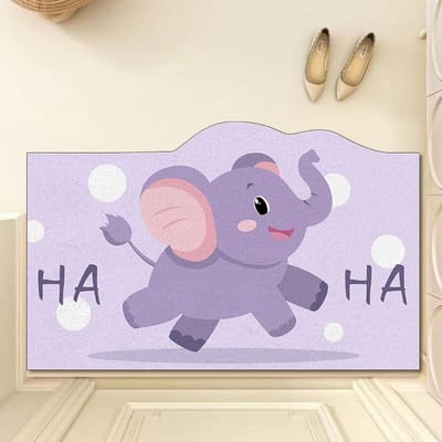 Entree Deur Cartoon Zijde Vloermat Huishoudelijke Entree Deur Deur Vuilmat Buiten Vuilafstotend Stofverwijdering Kan Op Maat Worden Gemaakt Tapijt 40 * 60cm Silk Ring