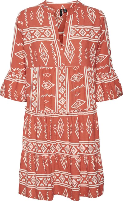 VERO MODA - VMDICTHE 3/4 TUNIC WVN GA - Dames - Mini jurken