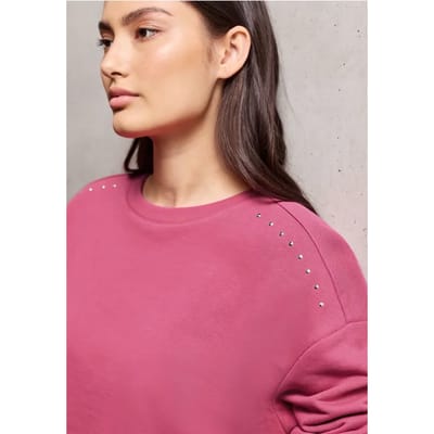 Shirt met edelstenen