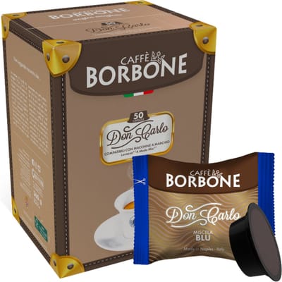 Caffè Borbone - Lavazza A Modo Mio - Don Carlo BLU - 50 capsules