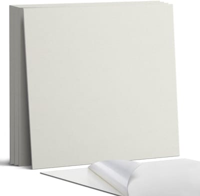 Coloray Wandpanelen Zelfklevend - Pastelbeige kleur Zelfklevende Wandpanelen - 50 cm x 50 cm - Romig Wandpaneel PVC - 4 stuks - Eénkleurige Wandpanelen Zelfklevend - Wandpanelen Keuken - Wandpaneel Badkamer