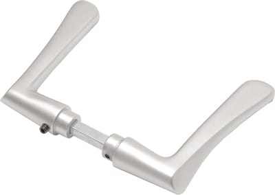Wovar Deurklink vlindermodel Aluminium | Per set | Deurkruk