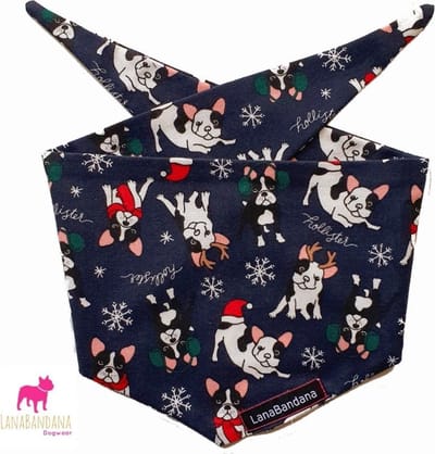 Knoopbandana | Frenchie X-Mas *limited* maat S
