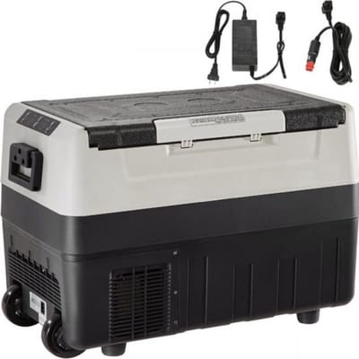 Auto Koelbox - Koelbox - Frigobox - Koelelementen - 45L - 12/24V - Verrijdbaar - Voor Camper, Boot & Outdoor Gebruik
